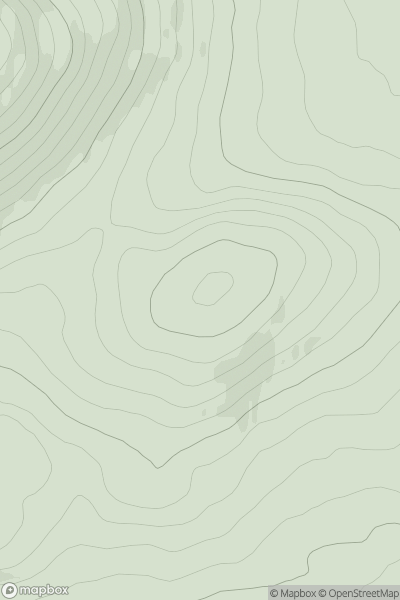 Thumbnail image for Little Hill [Fraserburgh to the Dee Valley] showing contour plot for surrounding peak